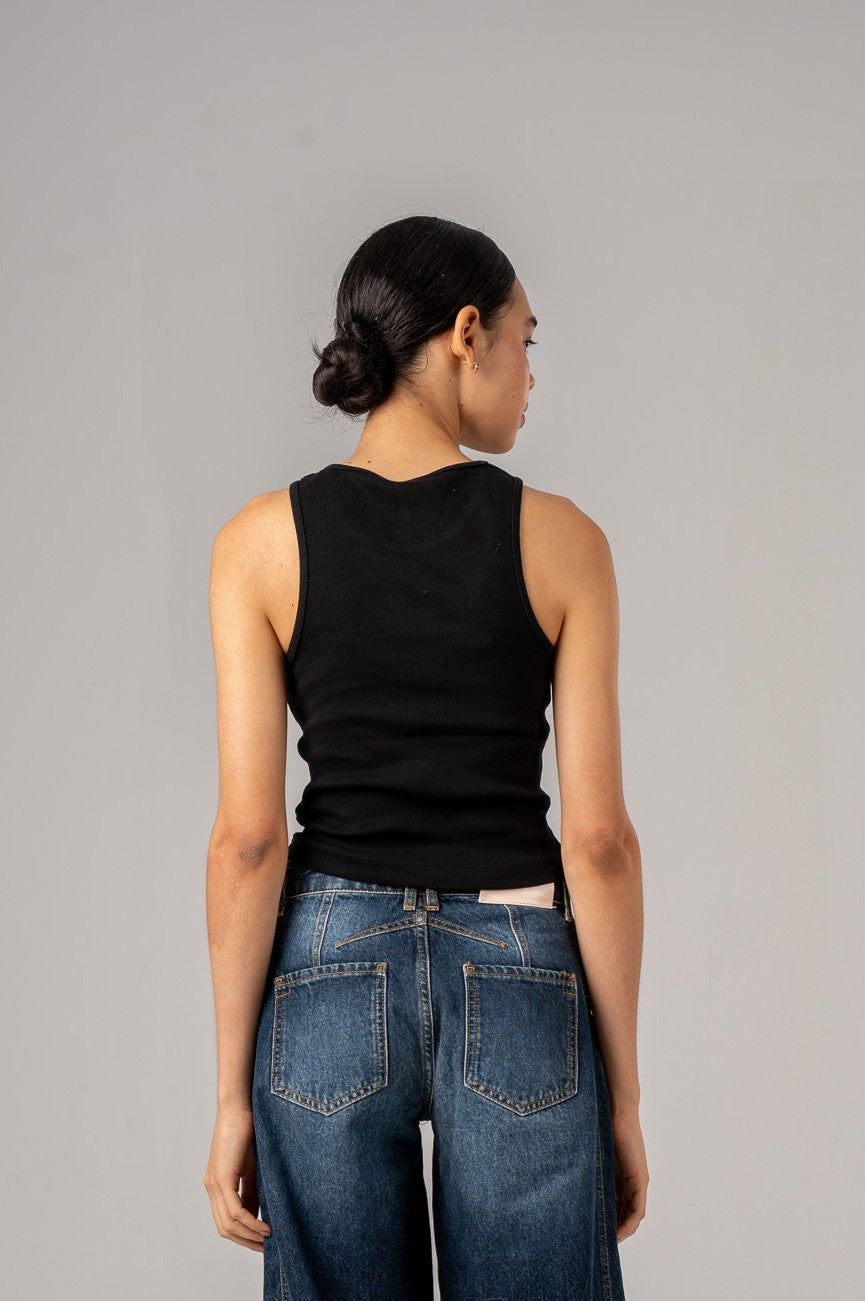 Black Basic Tank Top